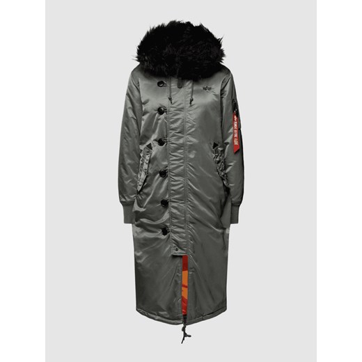 Parka z aplikacją z logo model ‘FISHTAIL’ Alpha Industries M Peek&Cloppenburg