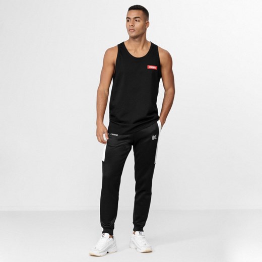 Męskie spodnie dresowe PROSTO TRACKPANTS BENZ BLACK M okazyjna cena Sportstylestory.com