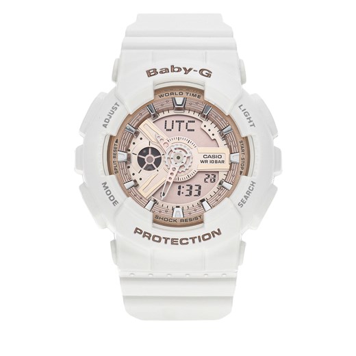Zegarek Baby-G - BA-110-7A1ER White  promocyjna cena eobuwie.pl