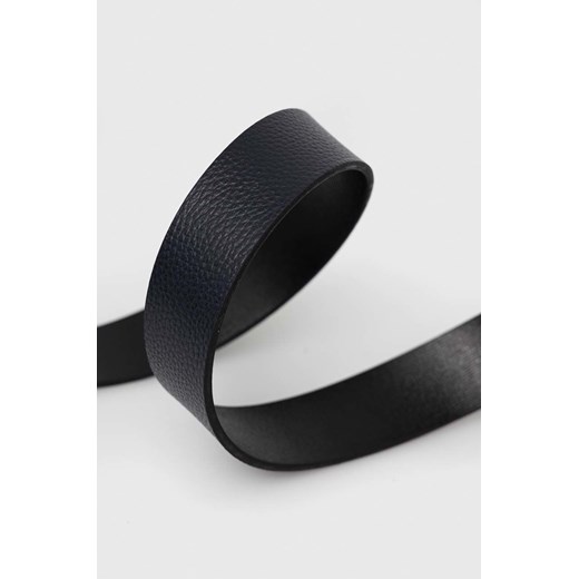 Armani Exchange pasek skórzany męski kolor czarny Armani Exchange ONE ANSWEAR.com