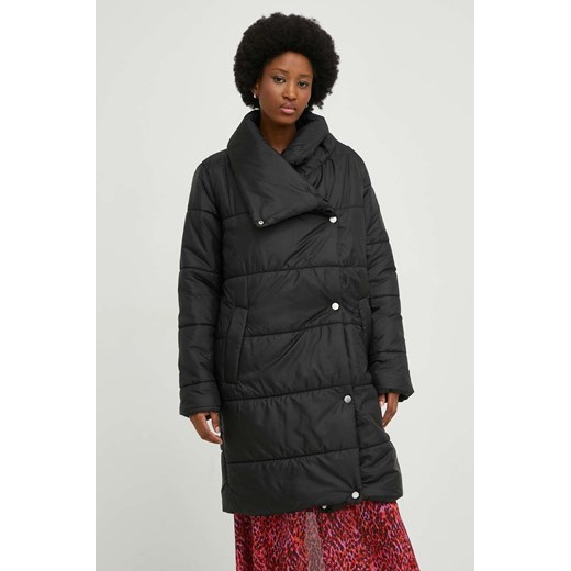 Answear Lab kurtka damska kolor czarny zimowa oversize ze sklepu ANSWEAR.com w kategorii Kurtki damskie - zdjęcie 147146501