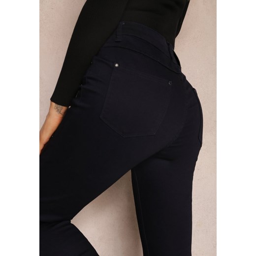 Granatowe Spodnie Skinny Klematis Renee 3XL promocja Renee odzież