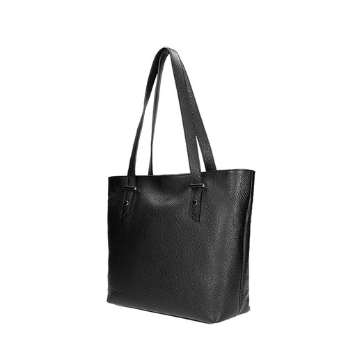 Skórzana torebka w kolorze czarnym - (S)40 x (W)31 x (G)11 cm Wojas onesize okazja Limango Polska