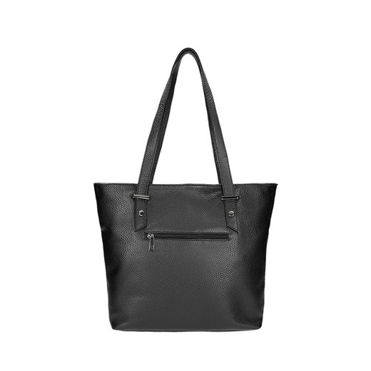 Skórzana torebka w kolorze czarnym - (S)40 x (W)31 x (G)11 cm Wojas onesize okazja Limango Polska