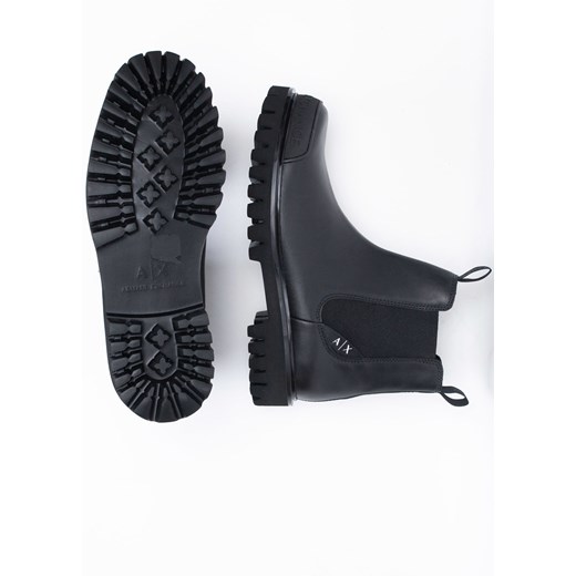 Sztyblety męskie czarne ARMANI EXCHANGE XUM009 XV617 00002 Armani Exchange 44 Sneaker Peeker