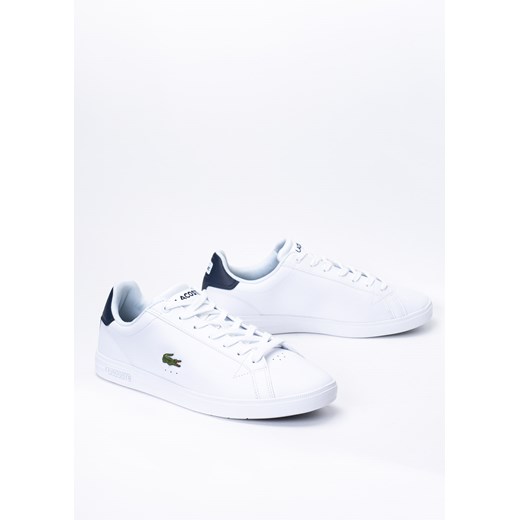 Sneakersy męskie białe Lacoste Graduate Lacoste 44.5 Sneaker Peeker