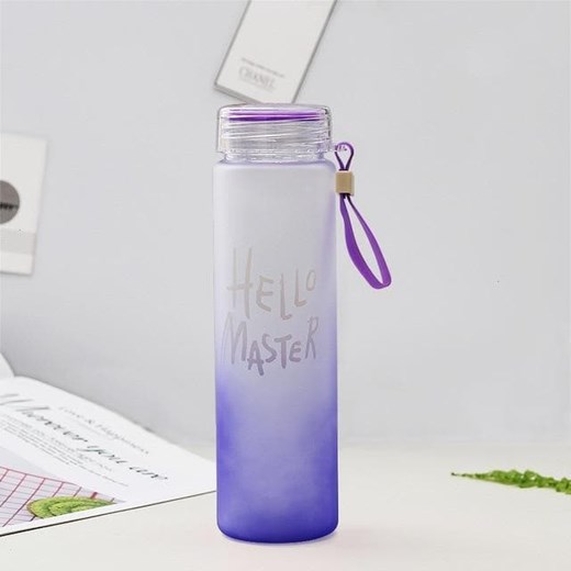 Butelka na wodę zakręcana - Różowy / 500ml Maybella 500ml Maybella.pl