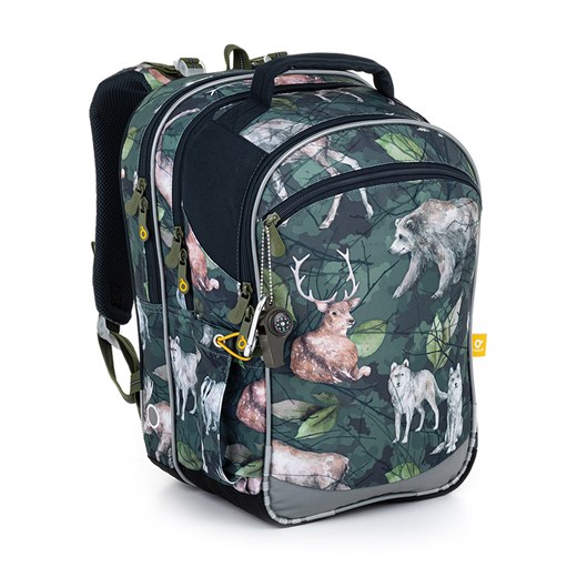 Plecak szkolny z leśnymi zwierzętami Topgal COCO 22056 ze sklepu Topgal w kategorii Plecaki dla dzieci - zdjęcie 147264850
