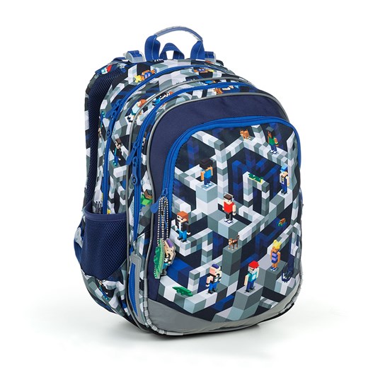 Plecak szkolny w stylu Minecraft Topgal ELLY 19014 ze sklepu Topgal w kategorii Plecaki dla dzieci - zdjęcie 147264884