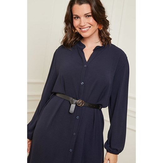 Sukienka w kolorze granatowym Curvy Lady 48/50 wyprzedaż Limango Polska