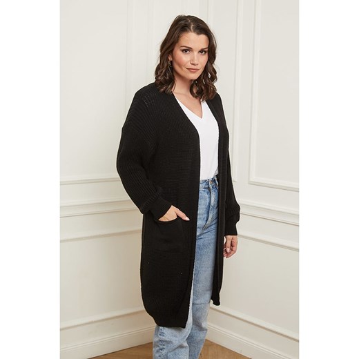Kardigan w kolorze czarnym Curvy Lady 48/50 okazja Limango Polska
