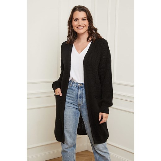 Kardigan w kolorze czarnym Curvy Lady 40/42 Limango Polska wyprzedaż