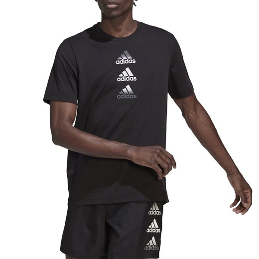 Koszulka adidas Designed To Move Logo HM4797 - czarna ze sklepu streetstyle24.pl w kategorii T-shirty męskie - zdjęcie 147310210