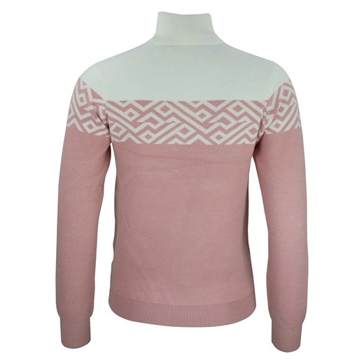 Sweter w kolorze jasnoróżowo-białym Peak Mountain M okazja Limango Polska