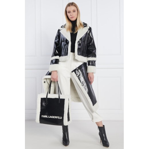 Karl Lagerfeld Shopperka Skuare Lg Tote Shearling Karl Lagerfeld Uniwersalny Gomez Fashion Store