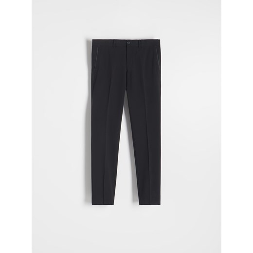 Reserved - Spodnie slim fit - Czarny Reserved 48 Reserved