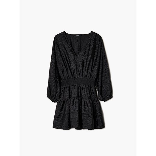Cropp - Czarna sukienka - czarny ze sklepu Cropp w kategorii Sukienki - zdjęcie 147380064