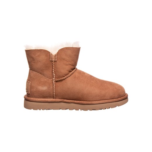 Skórzane botki w kolorze jasnobrązowym 37 promocja Limango Polska