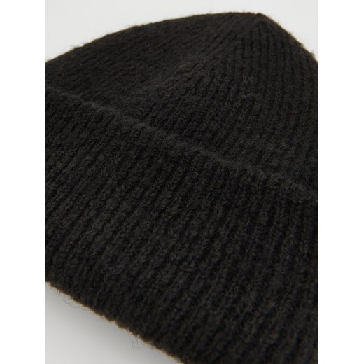 Reserved - Czapka beanie z wełną - Czarny Reserved ONE SIZE Reserved