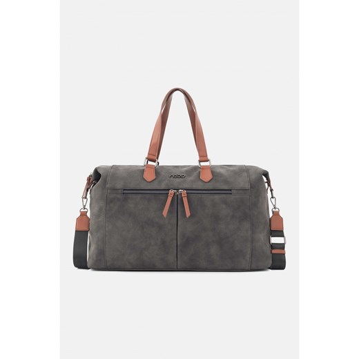 Czarna torba podróżna Nobo ekoskóra nubuk Uniwersalny wyprzedaż NOBOBAGS.COM