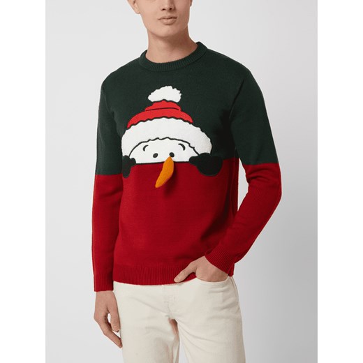 Sweter ze świątecznym motywem model ‘Xmas’ Only & Sons XXL Peek&Cloppenburg 