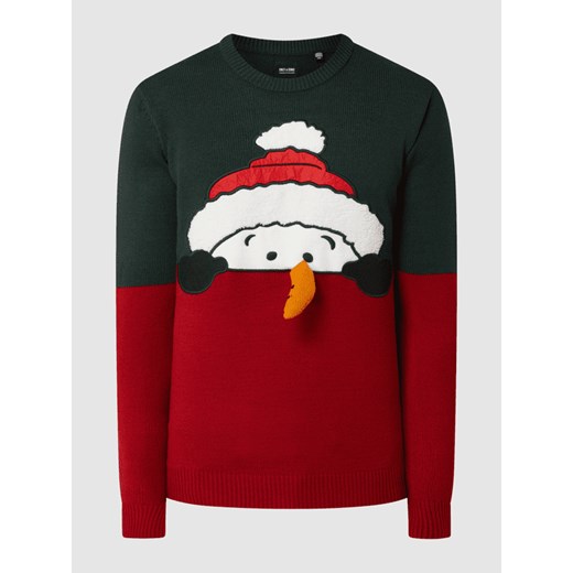 Sweter ze świątecznym motywem model ‘Xmas’ Only & Sons XL Peek&Cloppenburg 