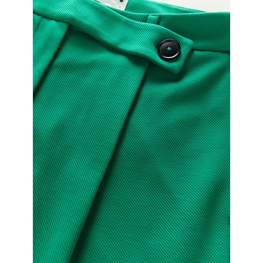 Reserved - Spodnie z wiskozą - Zielony Reserved L Reserved
