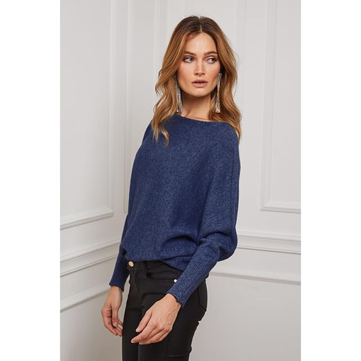 Sweter "Jackson" w kolorze granatowym Joséfine M okazja Limango Polska