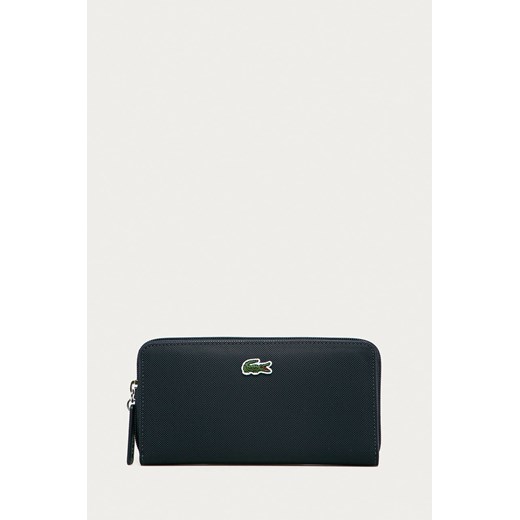 Lacoste portfel damski kolor granatowy ze sklepu ANSWEAR.com w kategorii Portfele damskie - zdjęcie 147578243