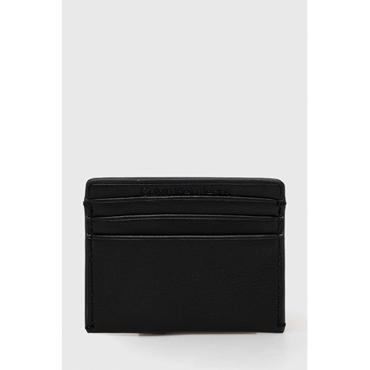 Calvin Klein Jeans etui na karty damski kolor czarny ONE ANSWEAR.com
