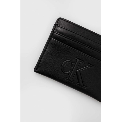 Calvin Klein Jeans etui na karty damski kolor czarny ONE ANSWEAR.com