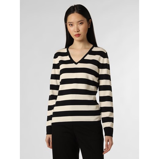 brookshire Sweter damski Kobiety drobna dzianina granatowy w paski XXXL vangraaf