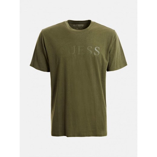 Męski t-shirt z nadrukiem GUESS ALPHY SS T-SHIRT Guess S promocja Sportstylestory.com