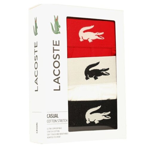 Lacoste Bokserki 3-pack Lacoste XL promocyjna cena Gomez Fashion Store