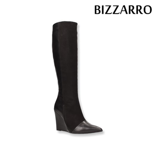 Kozaki Bizzarro Stifbut K-1616 obuwie-lizuraj-pl czarny