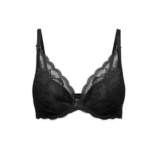 Koronkowy biustonosz push-up czarny Vika 1200, Kolor czarny, Rozmiar 70A, Gaia ze sklepu Intymna w kategorii Biustonosze - zdjęcie 147623934