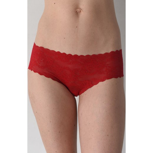 Koronkowe figi damskie czerwone Bellie, Kolor czerwony, Rozmiar L, Julimex ze sklepu Intymna w kategorii Majtki damskie - zdjęcie 147623944