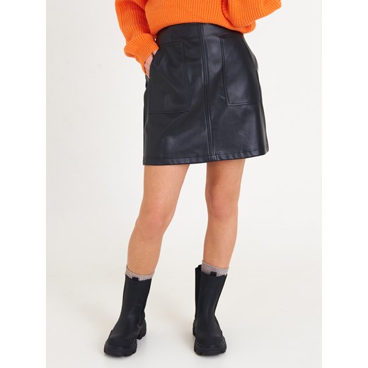 GATE Spódnica mini z imitacji skóry XS Gate M okazyjna cena gateshop
