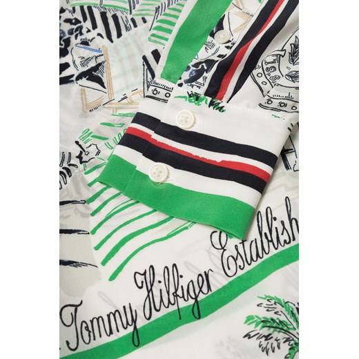 TOMMY HILFIGER Jedwabna koszula - Wielokolorowy - Kobieta - 34 EUR(XS) Tommy Hilfiger 46 EUR(4XL) Halfprice promocja