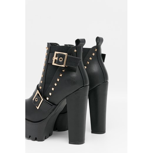 KOI FOOTWEAR Botki - Czarny - Kobieta - 8 UK(41) Koi Footwear 8 UK(41) Halfprice okazja