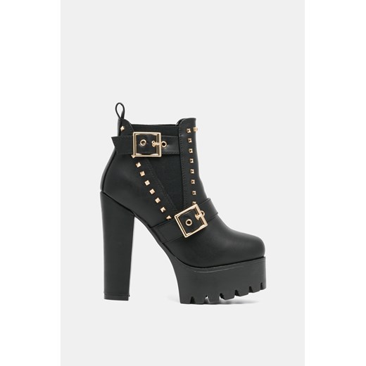 KOI FOOTWEAR Botki - Czarny - Kobieta - 8 UK(41) Koi Footwear 7 UK(40) okazyjna cena Halfprice