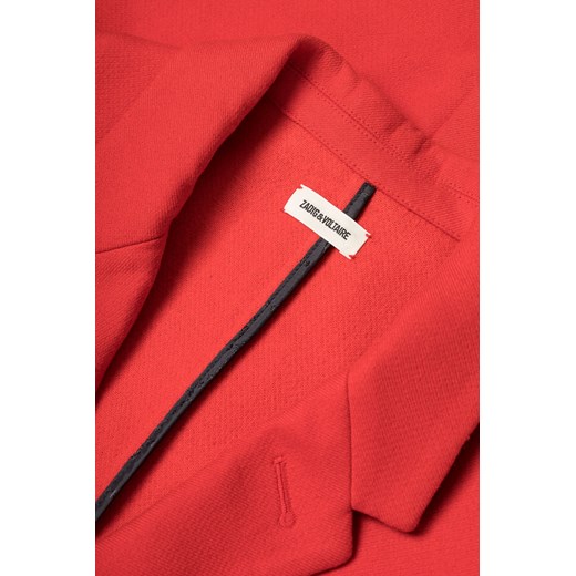 ZADIG & VOLTAIRE Płaszcz z wełną - Czerwony - Kobieta - 34 FR(XS) Zadig & Voltaire 36 FR(S) okazja Halfprice