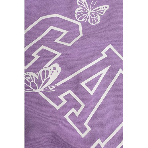 GAP T-shirt - Fioletowy - Dziewczynka - 140-146 CM(146CM) Gap 164-176 CM(170CM) promocja Halfprice