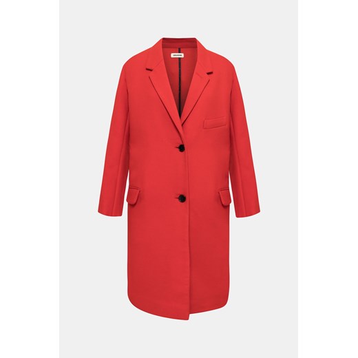 ZADIG & VOLTAIRE Płaszcz z wełną - Czerwony - Kobieta - 34 FR(XS) Zadig & Voltaire 38 FR(M) promocja Halfprice