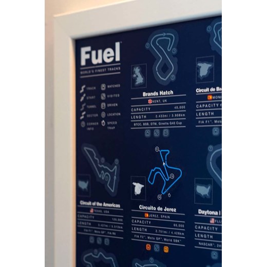 Luckies of London plakat zdrapka Fuel Poster Luckies Of London ONE ANSWEAR.com