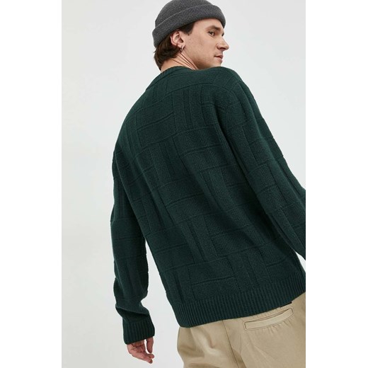 Abercrombie &amp; Fitch sweter męski kolor zielony Abercrombie & Fitch M ANSWEAR.com
