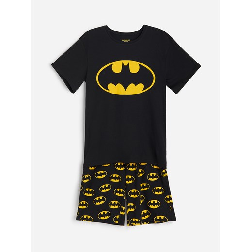 Reserved - Dwuczęściowa piżama Batman - Czarny Reserved L Reserved