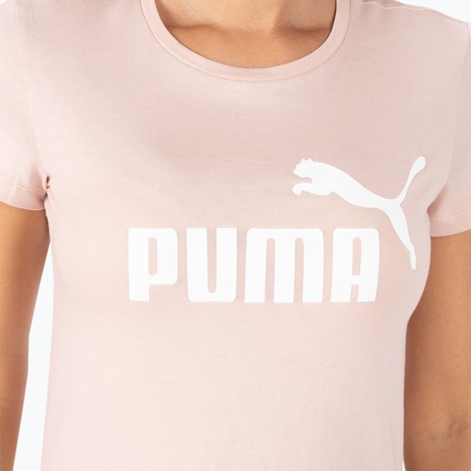Koszulka treningowa damska PUMA ESS Logo Tee różowa 586775 47 Puma promocja sportano.pl