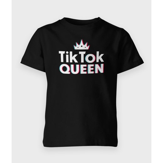 Koszulka dziecięca TikTok Queen Megakoszulki 140 cm Megakoszulki.pl
