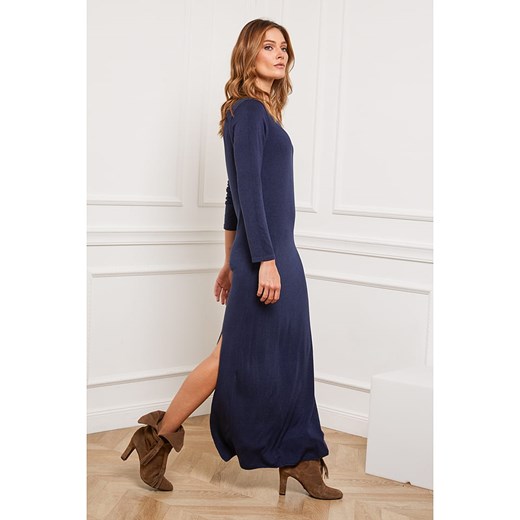 Sukienka "Dovel" w kolorze granatowym Joséfine XL Limango Polska okazyjna cena
